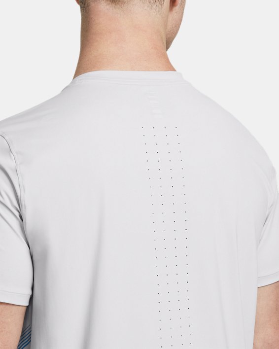 Men's UA Launch Elite Graphic Short Sleeve in Gray image number 2
